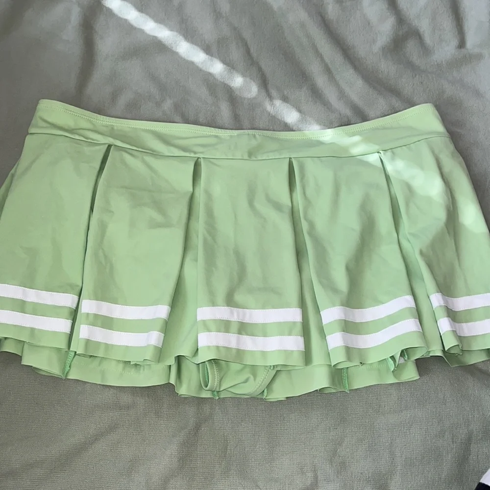 Sanrio Keroppi varsity striped swim skirt - Picture 7 of 7